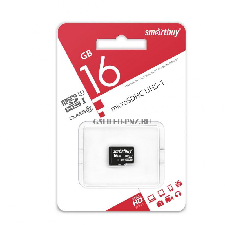 Smartbuy microSD 16GB Class 10