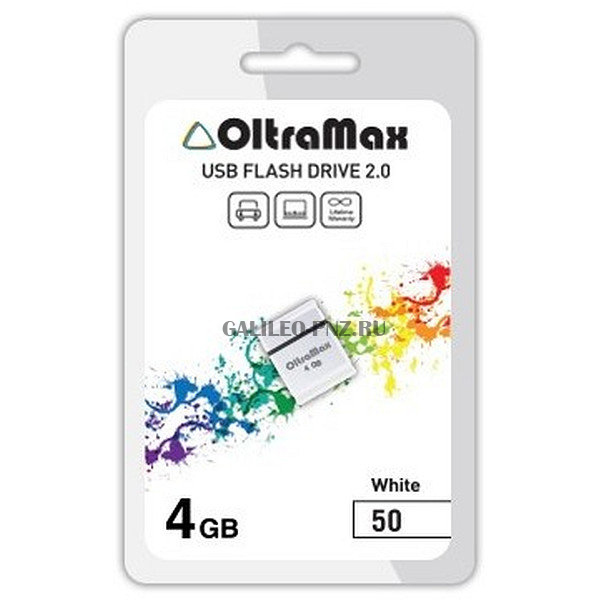 OltraMax USB флеш-накопитель 4GB White