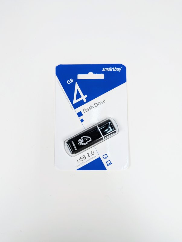 Smartbuy USB флеш-накопитель 4GB Glossy Series Black