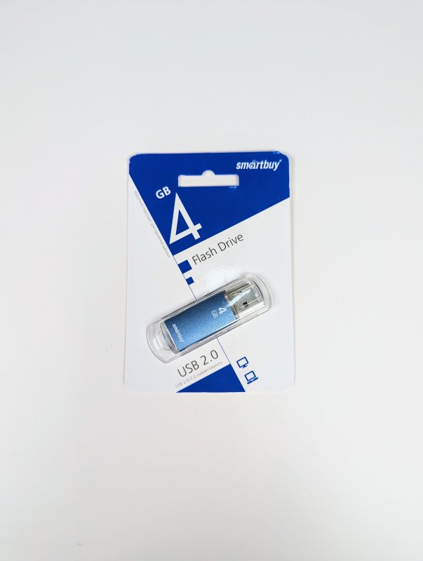 Smartbuy USB флеш-накопитель 4GB V-Cut Blue