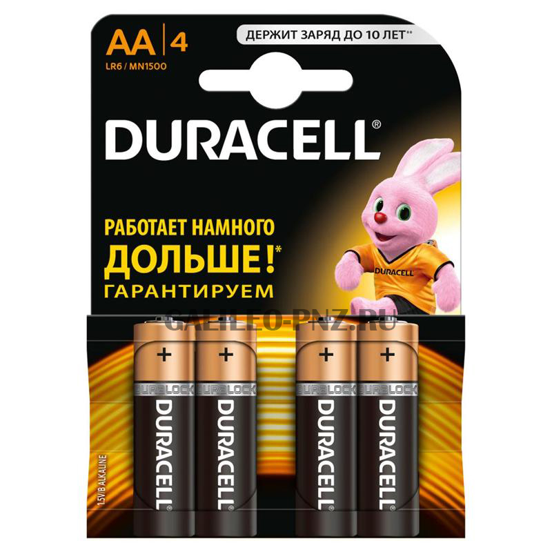 Батарейка пальчиковая Duracell LR06 (6)