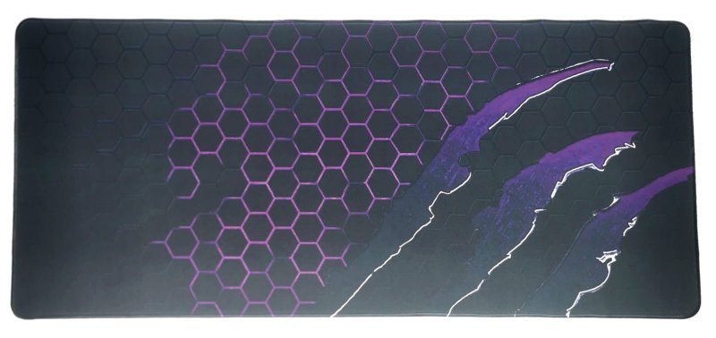 Коврик для мыши игровой 400*900*2мм соты C7 фиолетовый