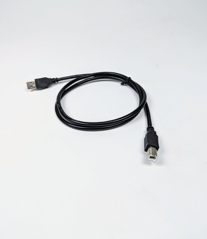 Кабель USB для принтера 1м чёрный